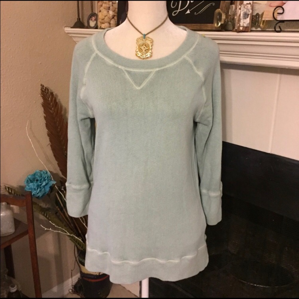 J. Crew Cotton Thermal Pull Over (B19)
